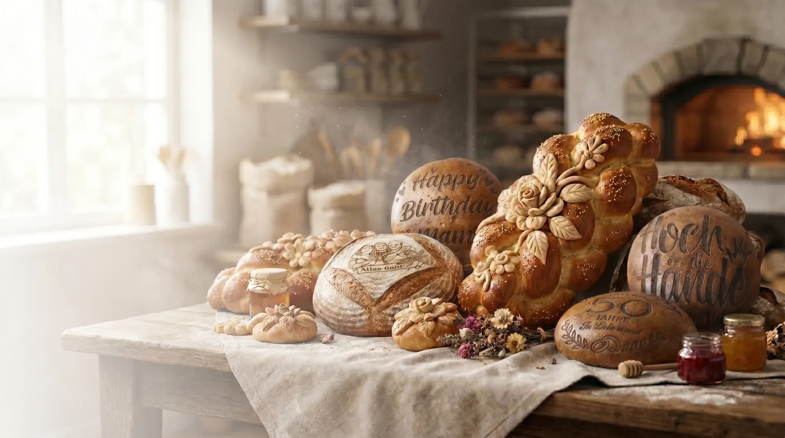 Individuelles Motiv- und Partybrot
